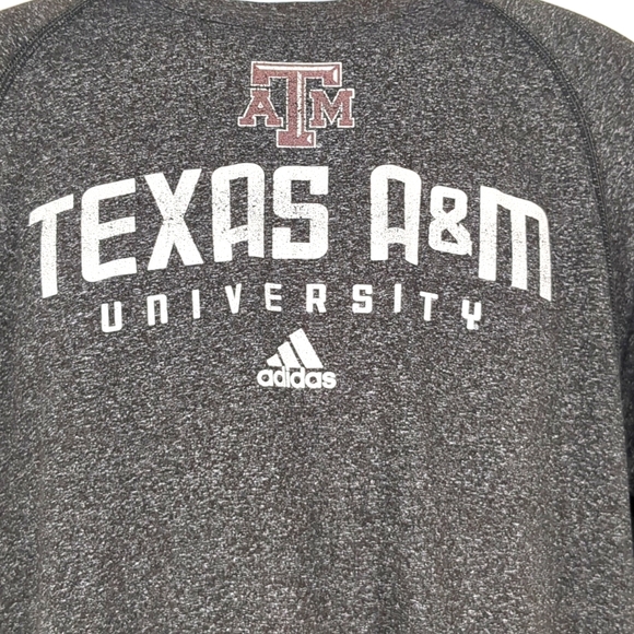 Texas A&M University Adidas Gray Shirt Men's Size Large - Picture 2 of 4